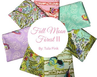 Full Moon Forest II - 7 Fat Quarter Bundle by Tula Pink for FreeSpirit Fabrics