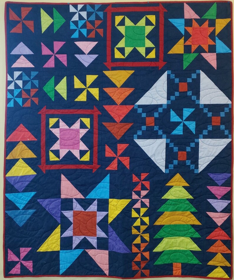 Color Dance Quilt Kit Etsy