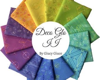 Deco Glo II - 13 Fat Quarter Bundle - by Giucy Giuce for Andover Fabrics