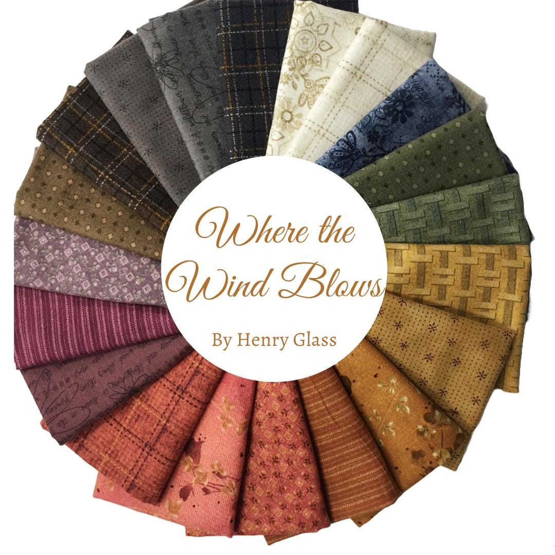 Where the Wind Blows Flannels - 20 Fat Quarter Bundle by Henry Glass ...