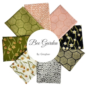 Bee Garden - 8 Fat Quarter Bundle by Gingiber for Moda Fabrics