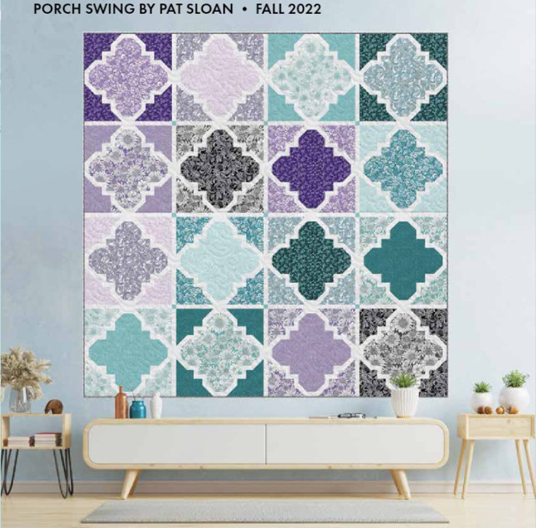 Quatrefoil Porch Swing Quilt Kit - Etsy