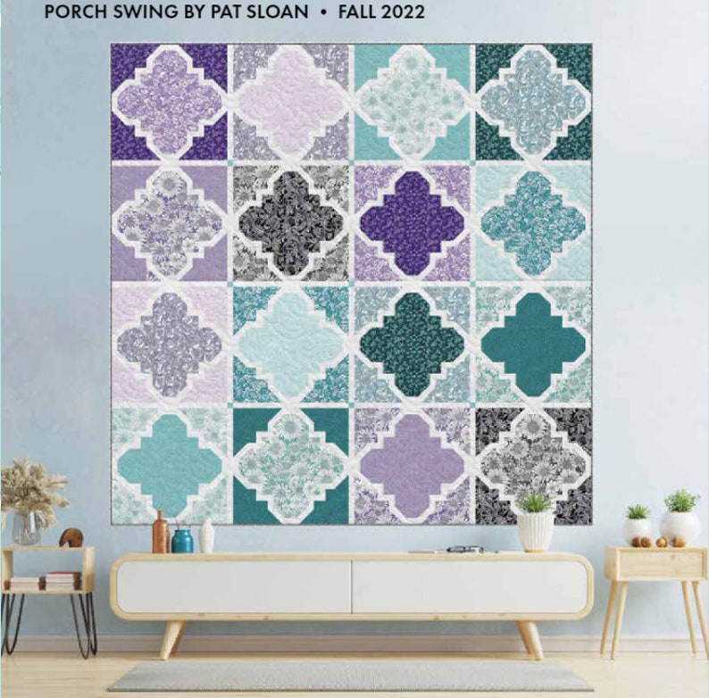 Quatrefoil Porch Swing Quilt Kit Etsy