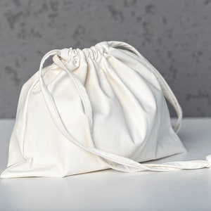 White Wedding Clutch, Vegan Leather Clutch, Bridal Clutch