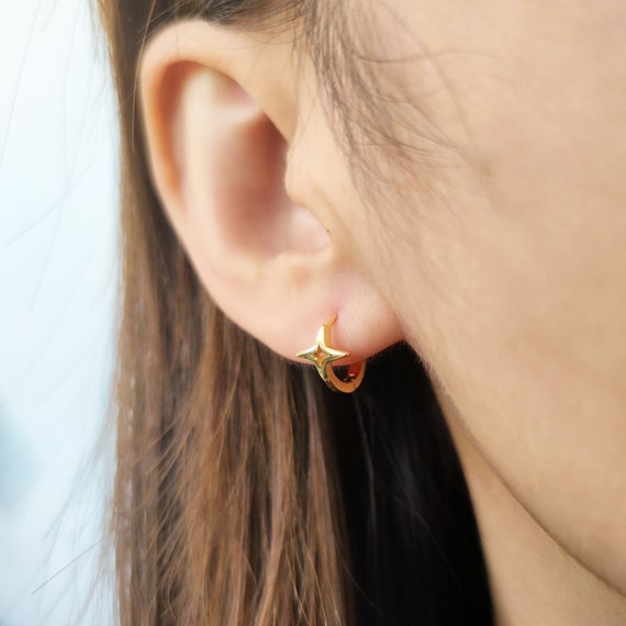 Small hoop earrings etsy sale