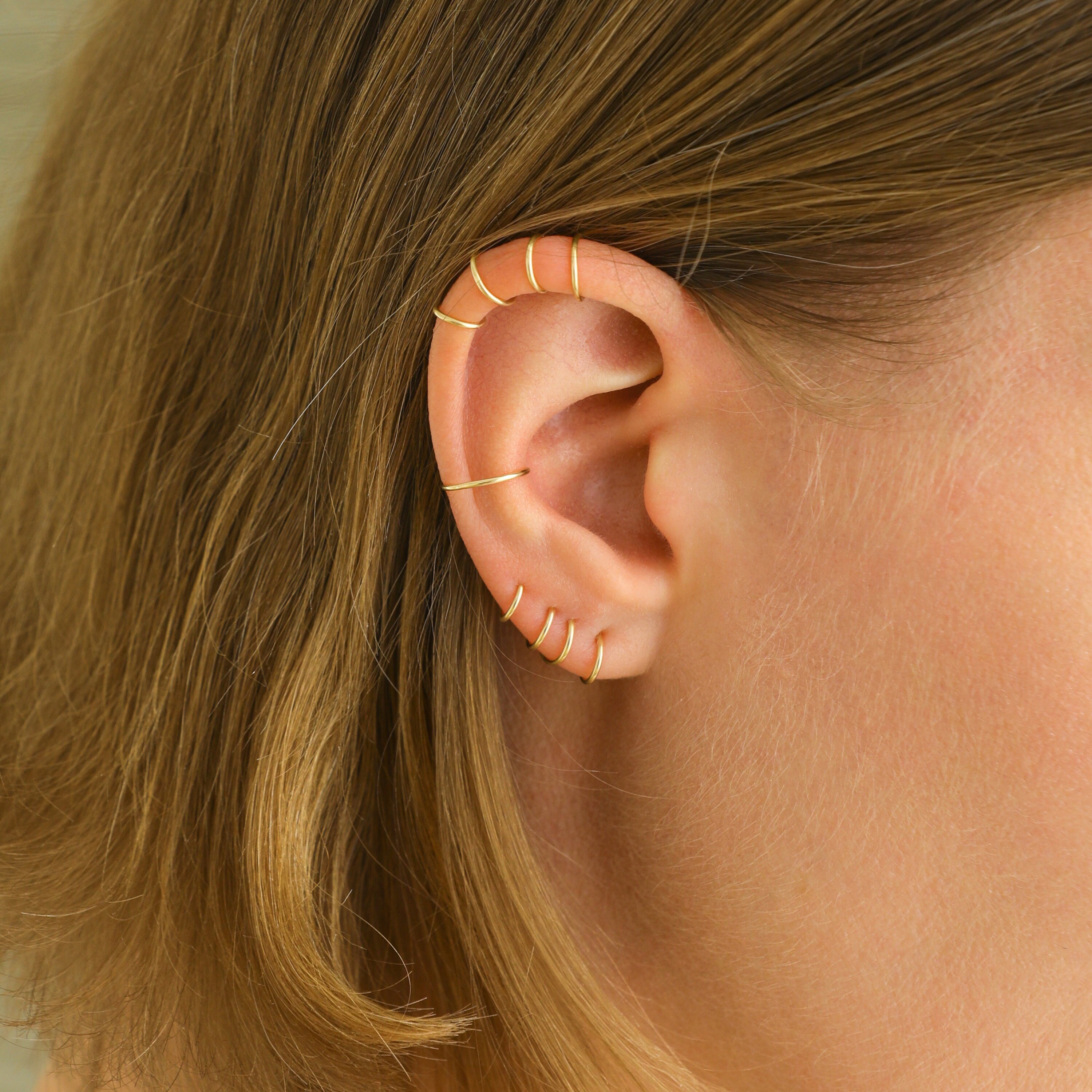 Naioewe Conch Earrings Gold Hoop Pearl Earrings Heart Hoop Earrings Stud  Hoop Earrings Small Gold Hoops Gold Plated Small Hoops 