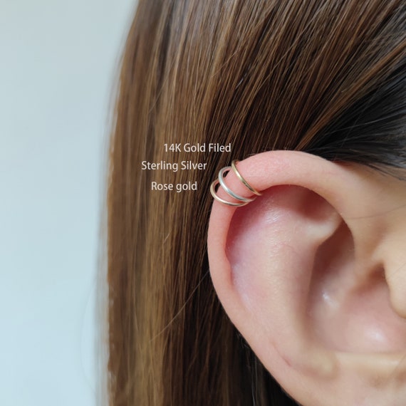 Silver cartilage shop ring