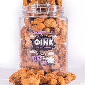 Artisan Smoky BBQ Pork Crackling Gift Jar