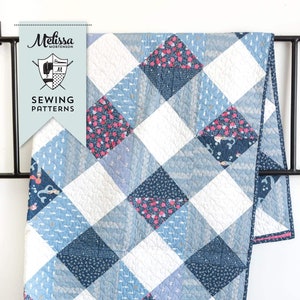 Gingham Daydream Quilt Pattern by Melissa Mortenson for The Polka Dot Chair (Physical Copy)