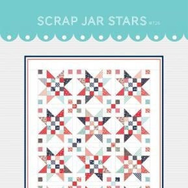 Scrap Jar Stars by Gigi's Thimble (Physical Copy)