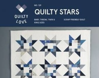 Quilty Stars Quilt Pattern by Quilty Love- PHYSICAL COPY