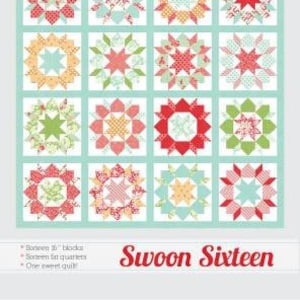 Swoon Sixteen Quilt Pattern by Camille Roskelley for Thimble Blossoms  (Physical Copy)