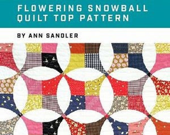 Flowering Snowball Quilt Pattern by Ann Sandler With Acrylic Etsy