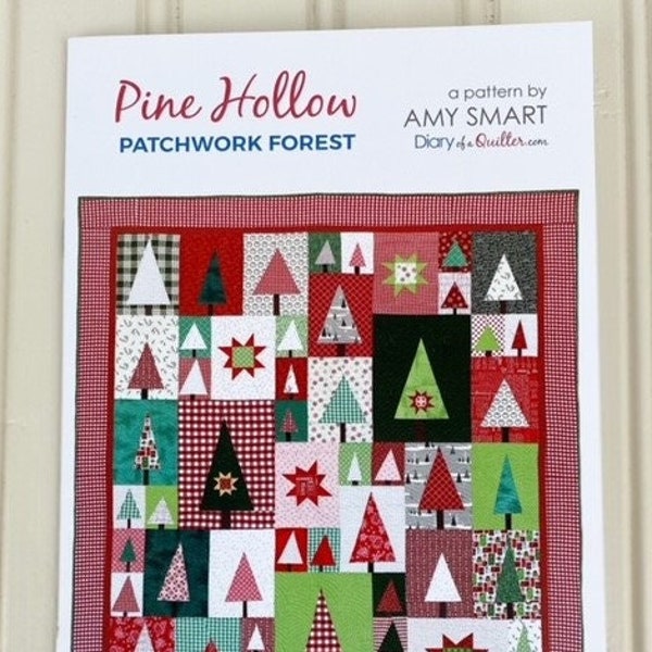 Pine Hollow Patchwork Forest Quilt Pattern by Amy Smart (Physical Copy)