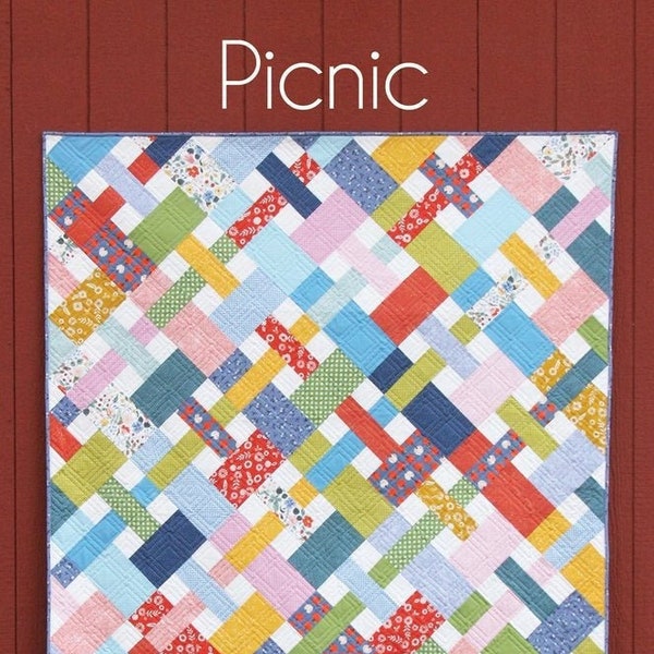 Cluck Cluck Sew Picnic Quilt Pattern (Physical Copy)