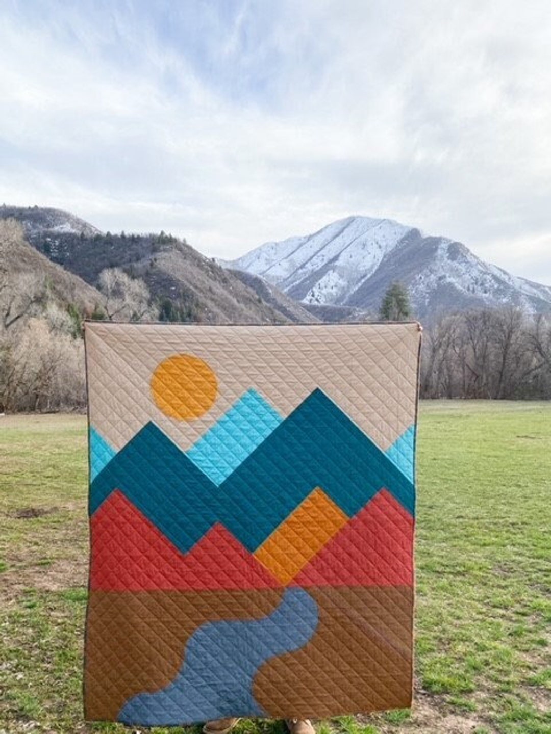 Exclusive Eastern Sierra Quilt Kit pattern by XOXSEW