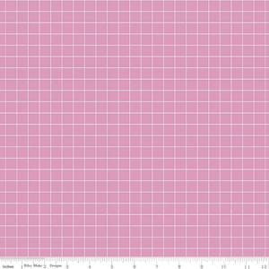 Misty Morning Grid White- Minki Kim - PER QUARTER METRE Misty Morning Grid White- Minki Kim - PER QUARTER METRE