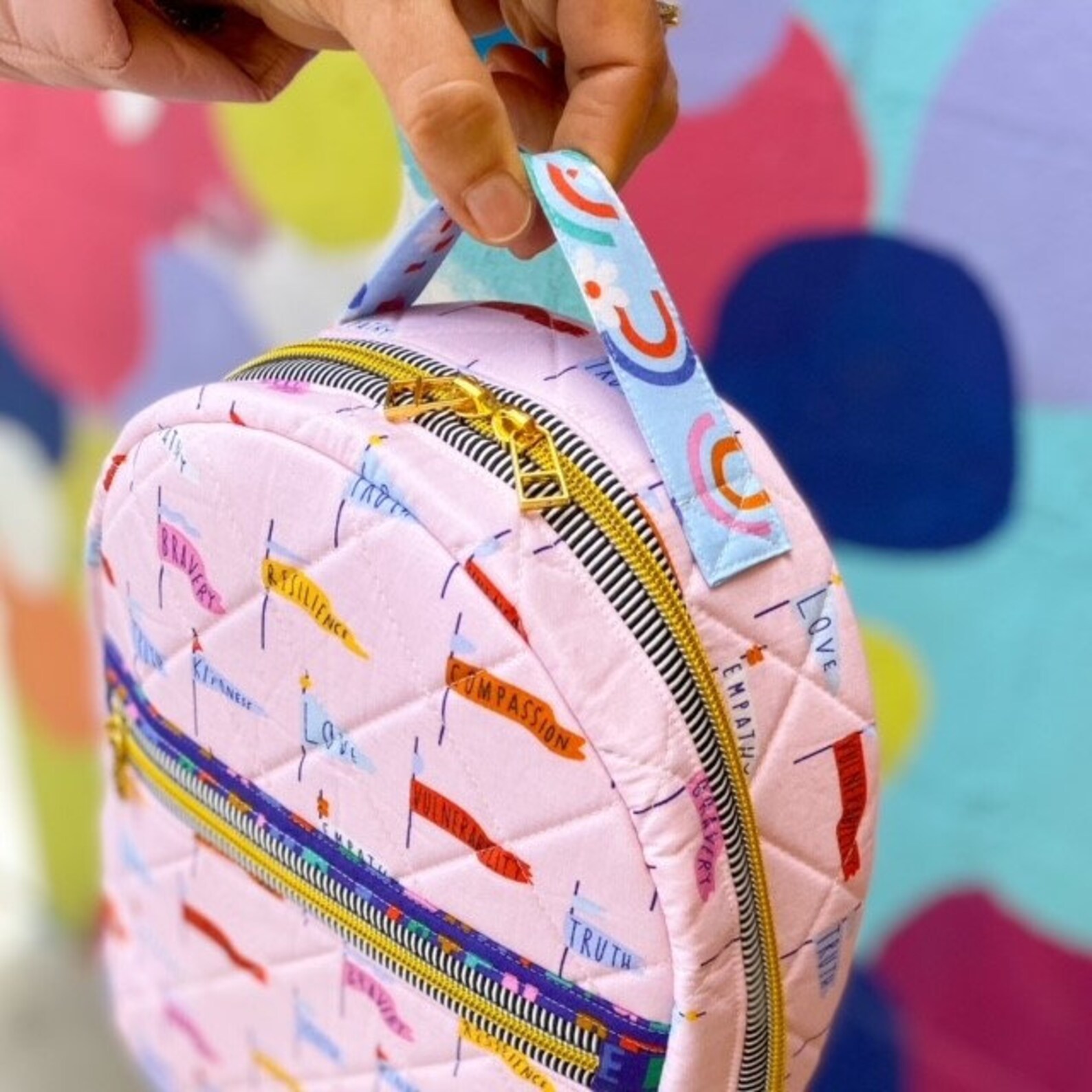 Violet Backpack Pattern by Knot and Thread physical Copy Etsy