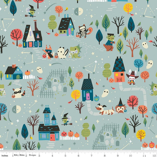 Main Gray by Jill Howarth for Riley Blake Designs Tiny Treaters Line
