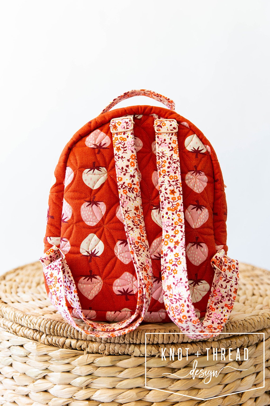 Violet Backpack Pattern by Knot and Thread physical Copy Etsy