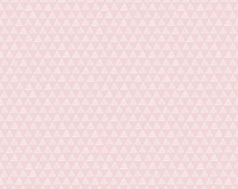 Triangles Pink by My Mind's Eye for Riley Blake Designs Purrfect Day