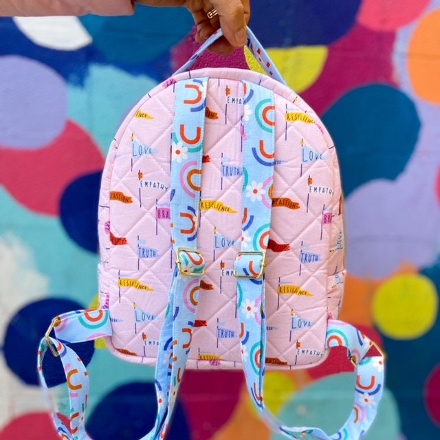 Violet Backpack Pattern by Knot and Thread physical Copy Etsy