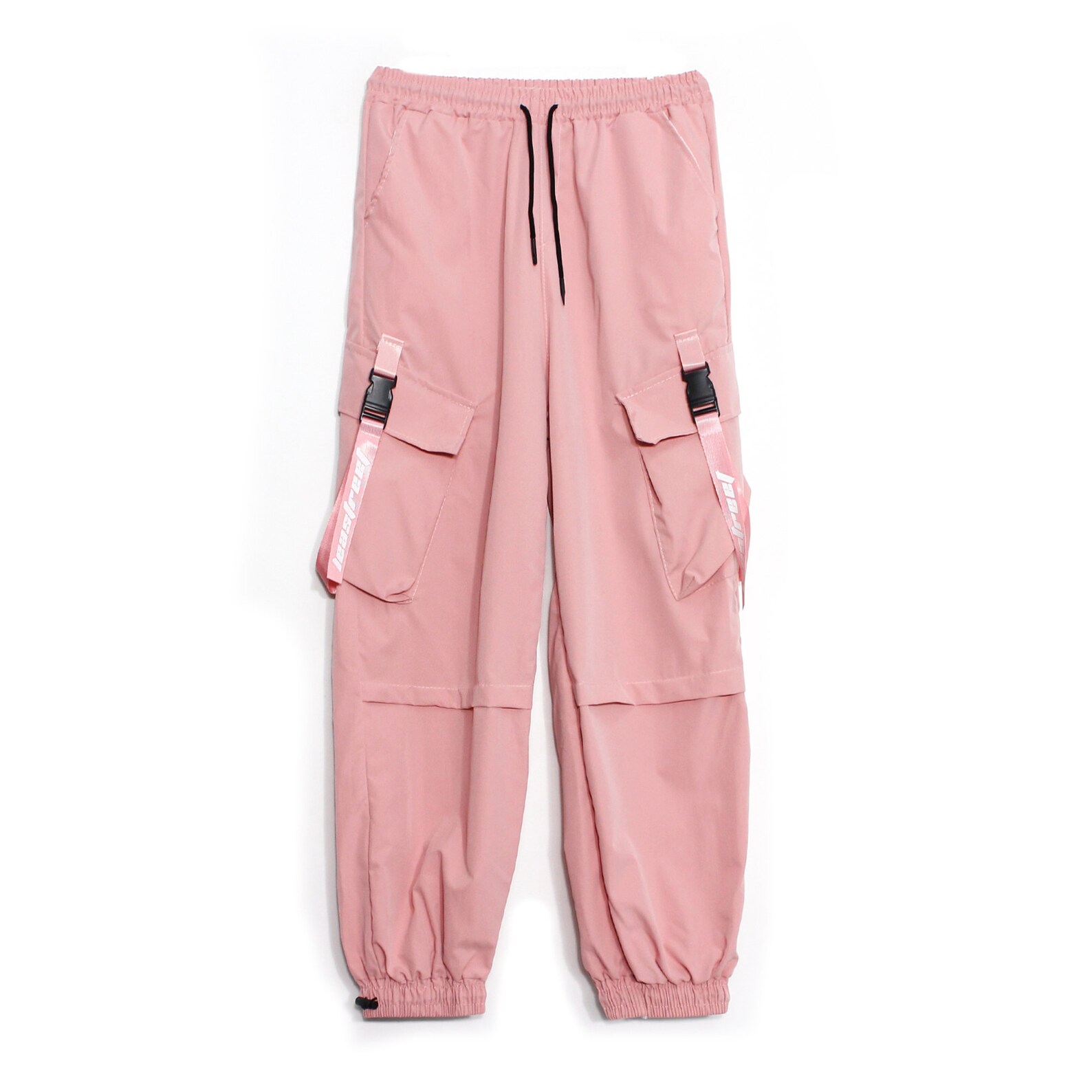 Pink Joggers Cargo Pants Women Techwear Pants Cyberpunk | Etsy