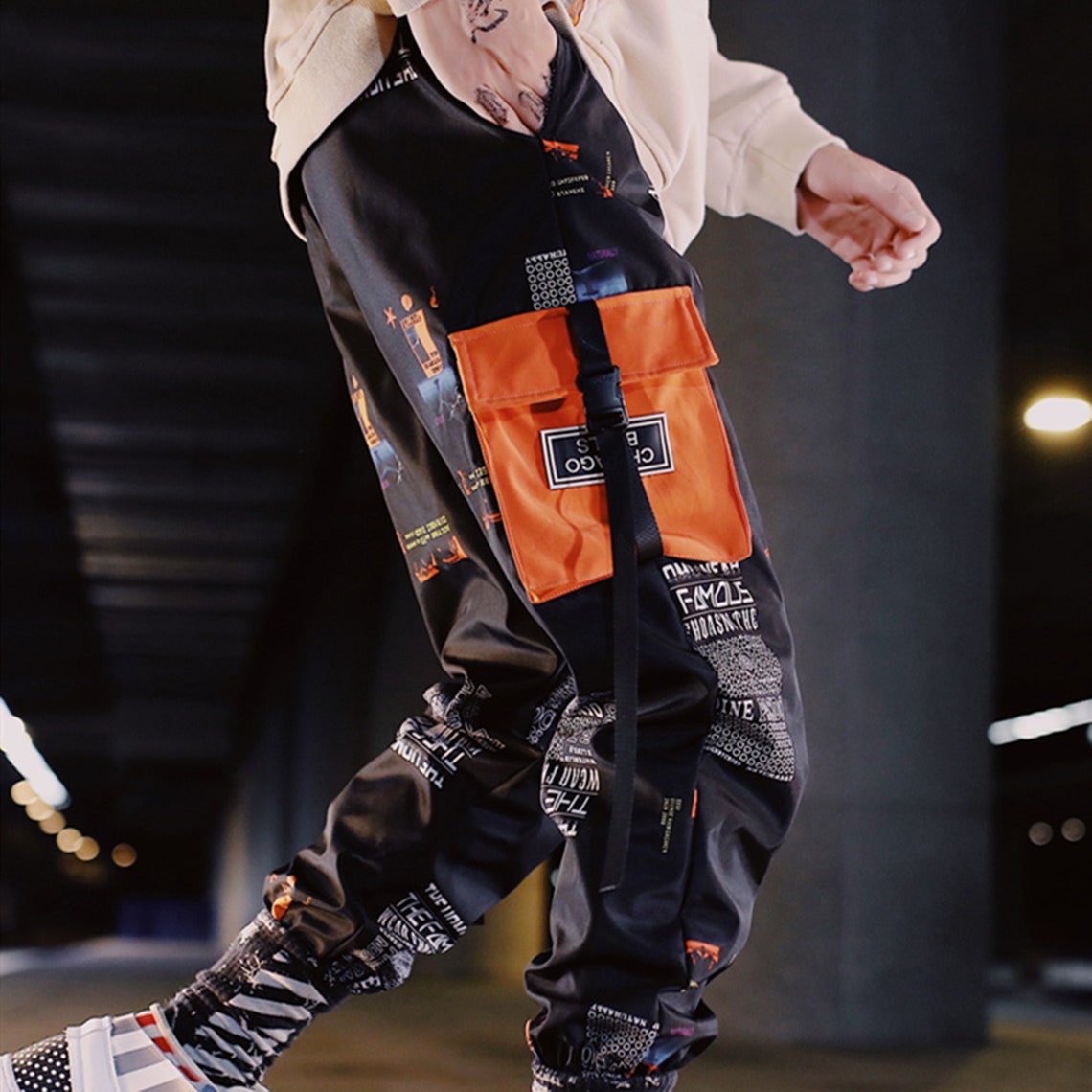 Japan Men Techwear Cargo Pants Streetwear Jogger Hip-hop | Etsy