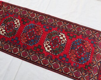 Size;- 2 X 8.10 Feet Mushkwani Rug Any Room D\u00e9cor Rug Afghan Vintage Traditional D\u00e9cor Runner Wool Rug Tropical Rug.