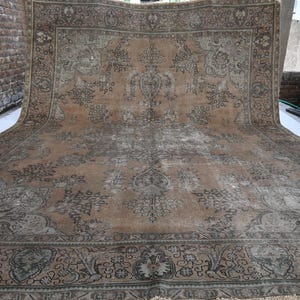 10x13 Large Caucasian Rug 1900s Antique Collectors Piece Rug, Afghan Geometric Area Rug, Low Pile Oriental Rug, Turkmen Rug, Living Room Rug