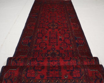 10 ft Long Afghan High Quality Wool Stunning Handmade Turkoman Runner, Hall way Runner rug, Oriental Bukhara Khal Mohammadi Runner Carpet