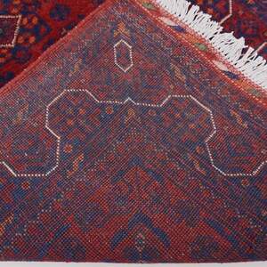 Extra Long 3x30 ft Runner, Afghan High Quality Wool Stunning Handmade Turkoman Rug, Hallway Runner, Famous Bukhara Rug 30 ft Runner 2'9x30" afbeelding 15