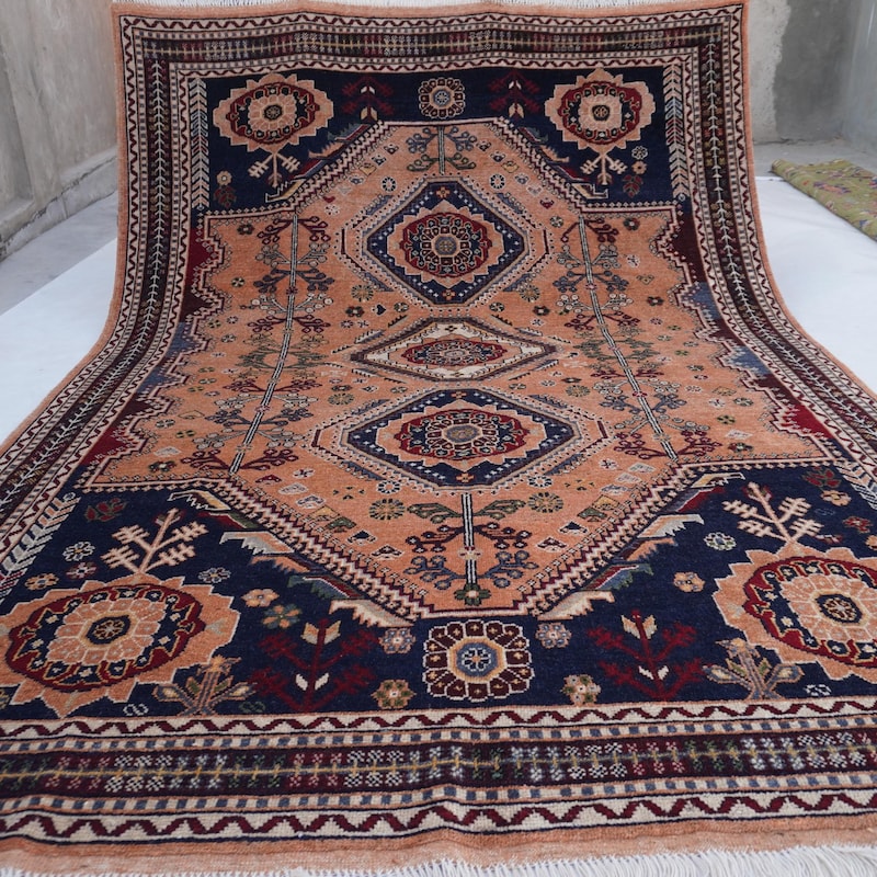 Black Oriental Rug 7x10 - Etsy