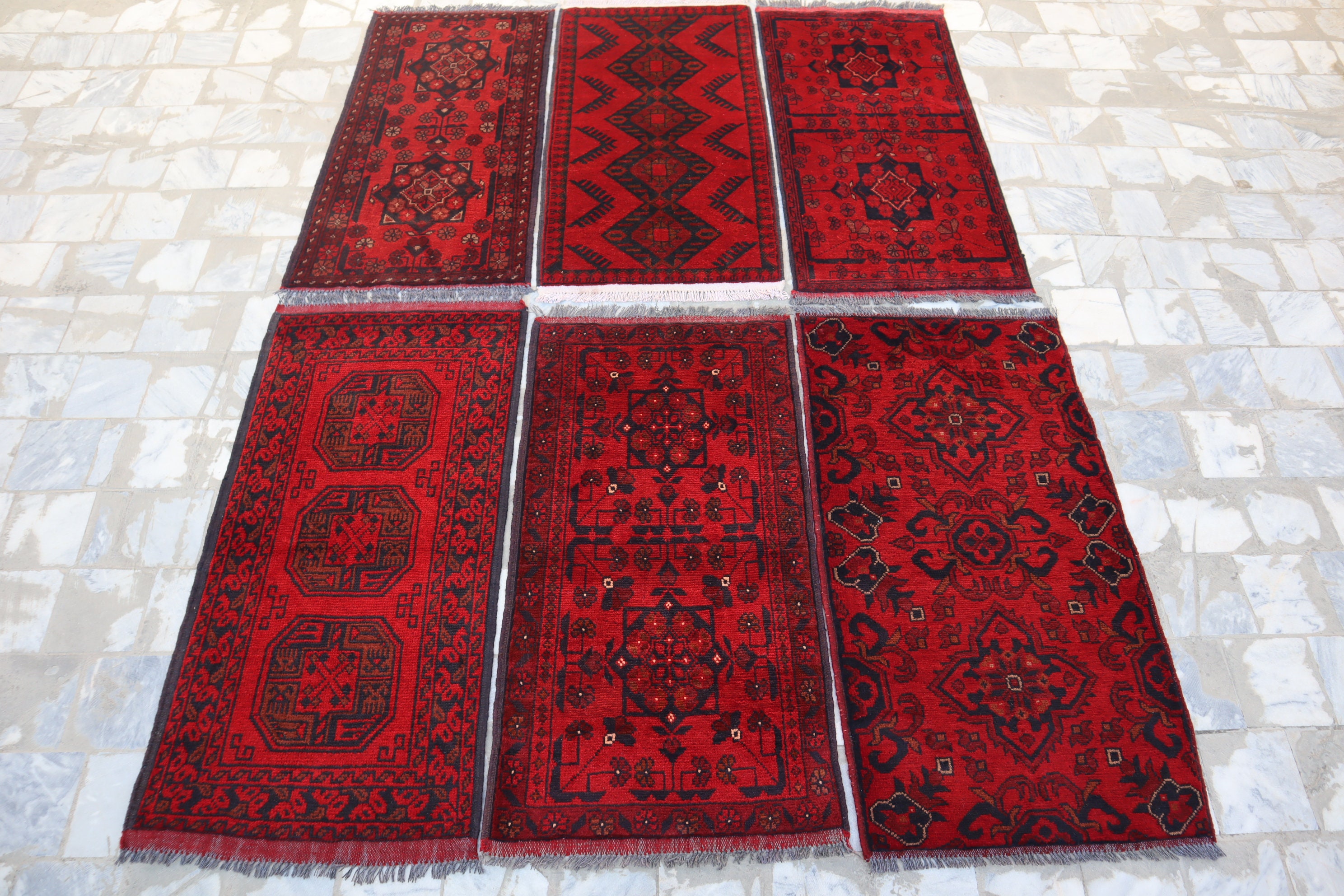 Afghan War Rug - Etsy 通販超高品質 Mid Rug Wool Afghanistan 1980's ラグ
