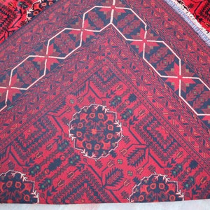 17x10 Extra Large Bukhara Rug 500x300 cm Afghan Bukhara Rug, Top Quality Handmade Organic dyes Carpet, Oriental Turkmen Rug, Living Room Rug image 10