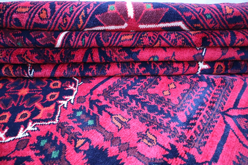 17x10 Extra Large Bukhara Rug 500x300 cm Afghan Bukhara Rug, Top Quality Handmade Organic dyes Carpet, Oriental Turkmen Rug, Living Room Rug image 7