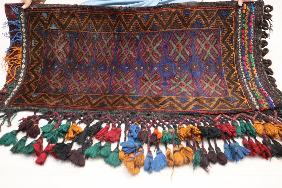 Antique Cushion Cover 3x4 Collectors Piece Vintage Afghan Etsy