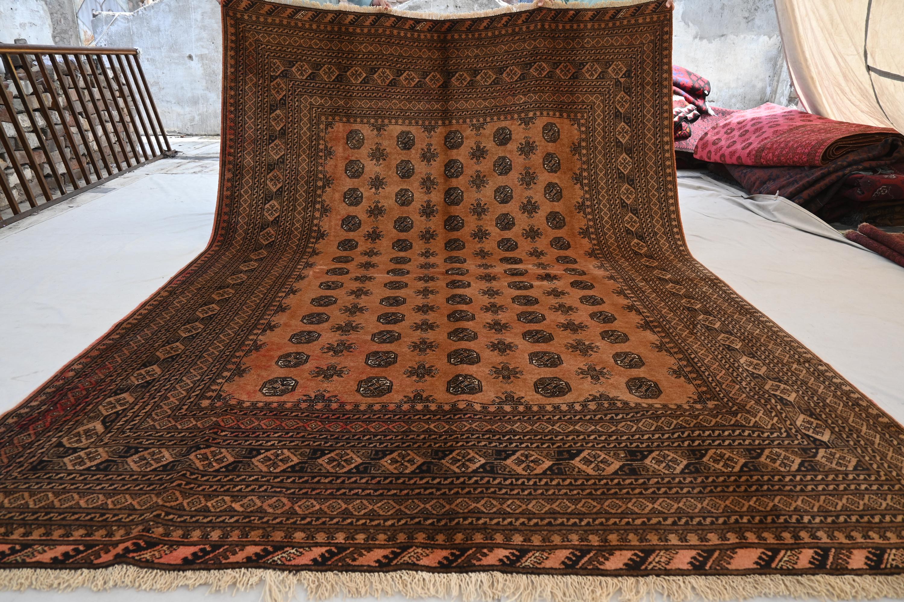 1920s Antique Rug 7x10 Handmade Wool Area Rug 200x290 Cm Oriental
