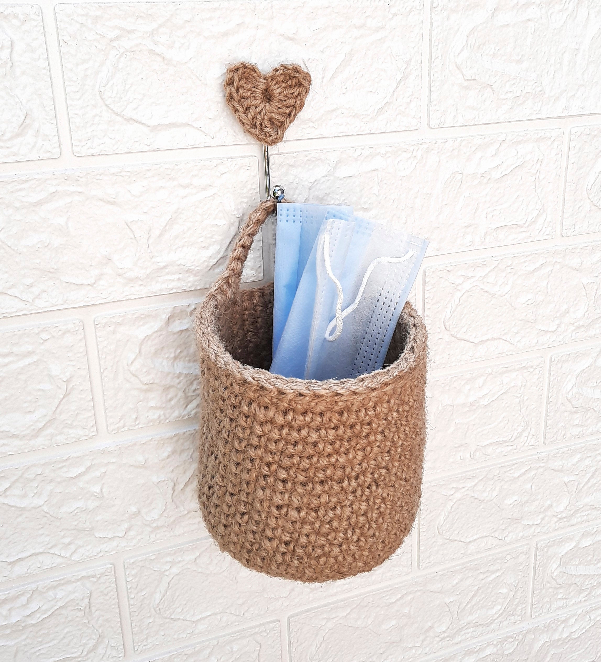 Wandbehang Körbe für Aufbewahrung und Dekor Set von 2 kleinen | Etsy