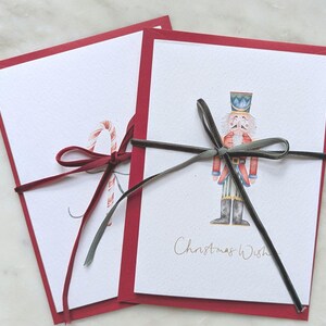 Multipack Weihnachtskarten | HandIllustriertes Aquarell | Luxus Weihnachtskarten | 1 Design | 6 A6 Karten & Umschläge
