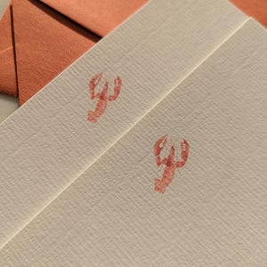 Hummer-Grußkarten | A6 Thank You Notecard / Correspondence Cards | Packungen mit 15 Karten und Umschlägen