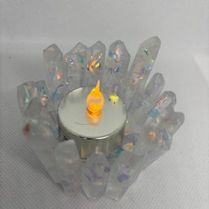 Sparkles Crystal shaped candle holder