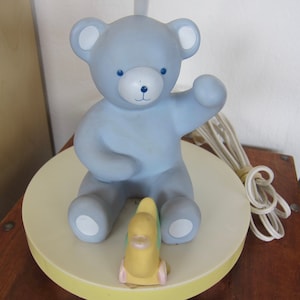 Vintage nallebjörn barnrumslampfot