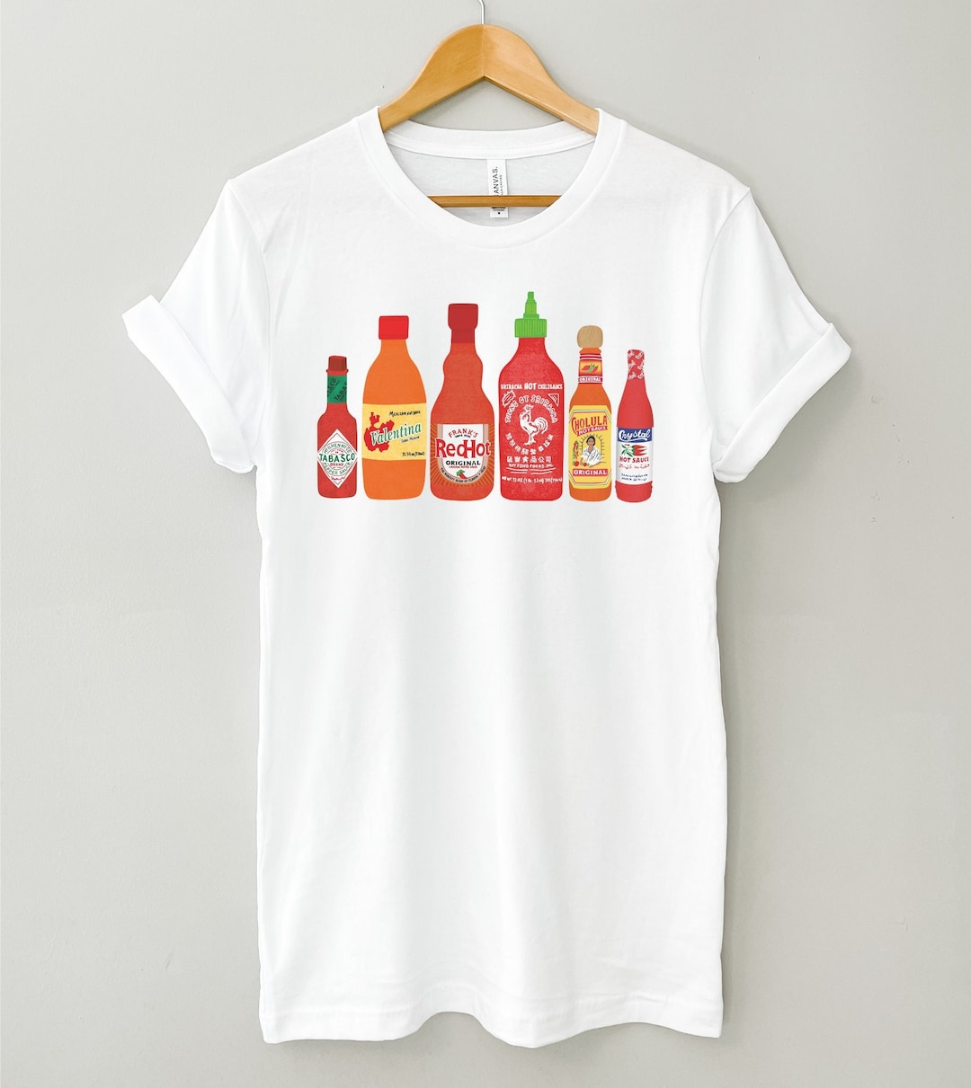 Hot Sauce Shirt / Red Hot Shirt / Sriracha Crewneck / Hot Etsy