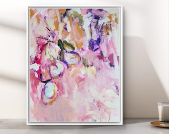 Stampa botanica astratta – Decorazione moderna e colorata per la casa (download digitale)