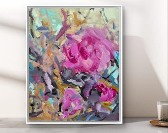 Abstract Floral Print | Modern Botanical Art (Digital Download)