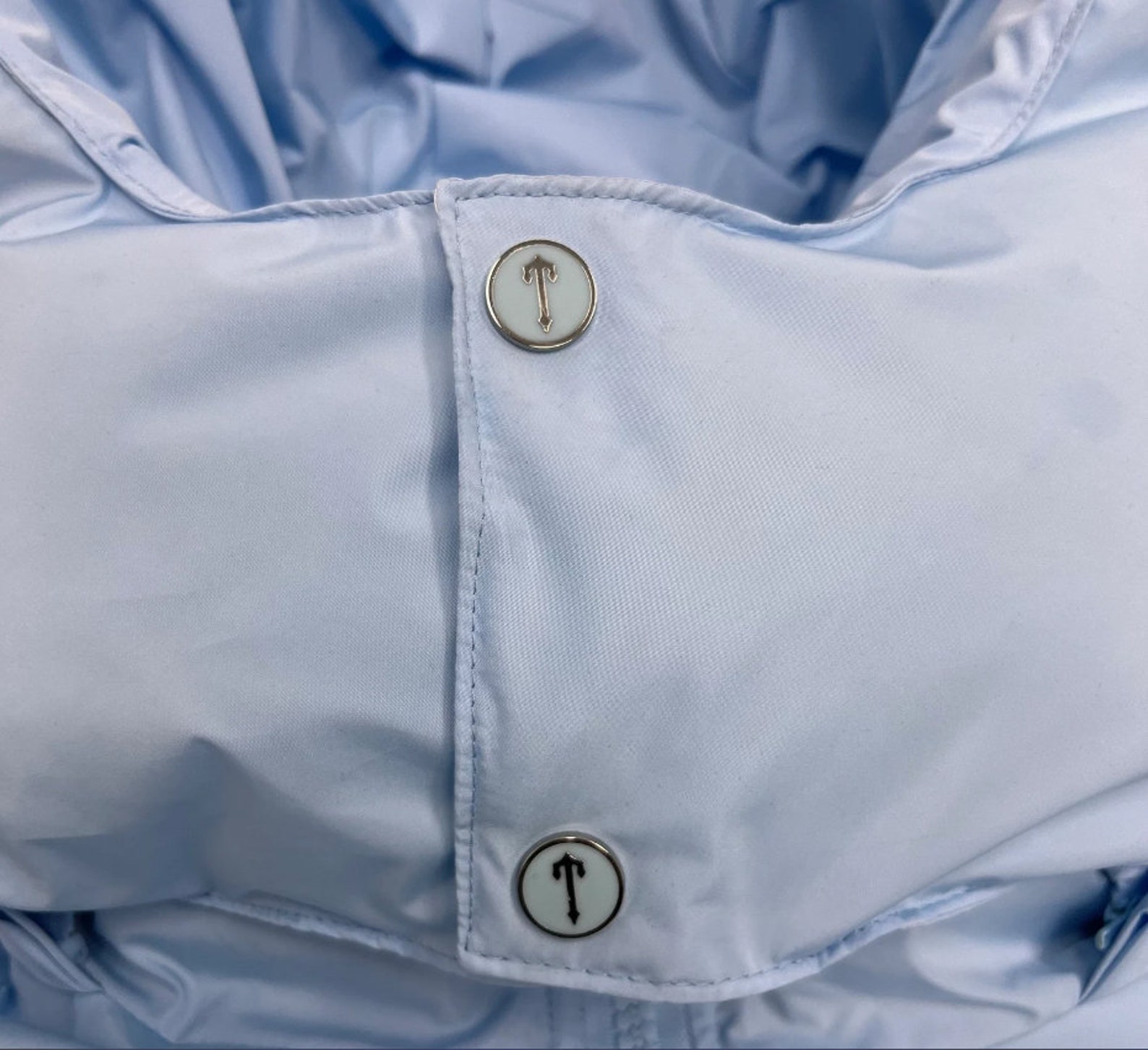 Trapstar Baby Blue Irongate Jacket Detachable Hood Sizes Etsy UK