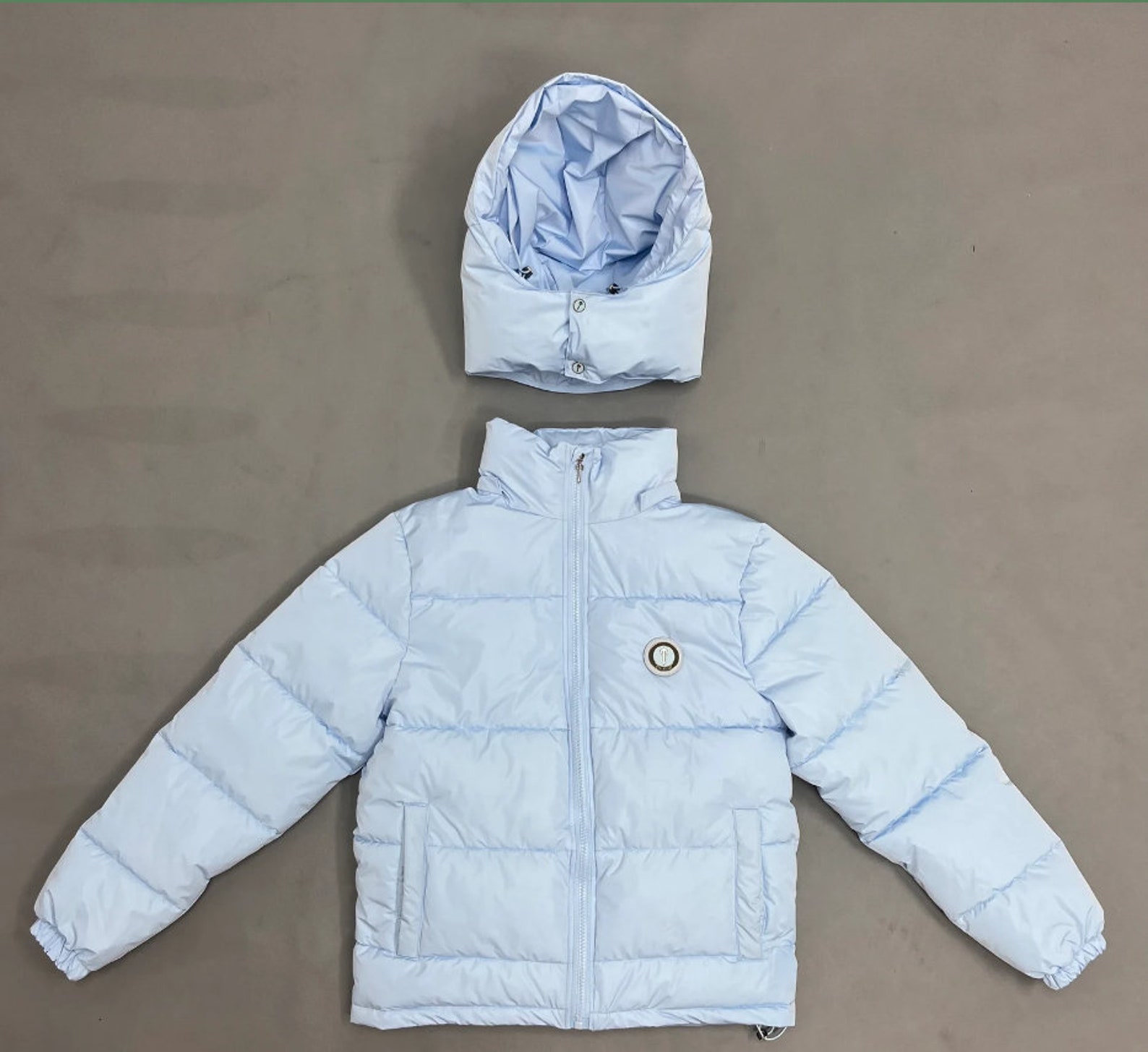 Trapstar Baby Blue Irongate Jacket Detachable Hood Sizes Etsy UK