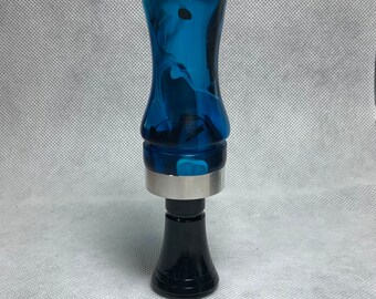 Hand Crafted Acrylic Duck Call (Blue Horizon)