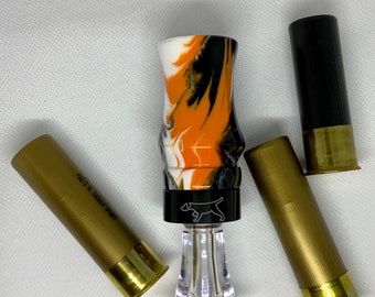 Hand Crafted Acrylic Duck Call (Bengal Tiger)